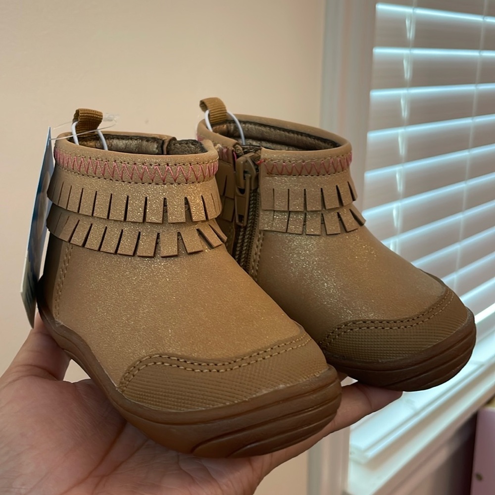 Brown Stride Rite Boots Toddler